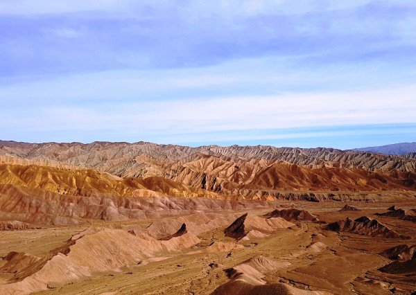Kerman area   colured mountains 1 by Locspics